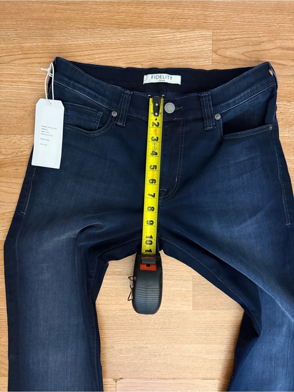 "Fidelity Denim Men's Indie Slim Narrow Jeans, Cristo Wash 32 - Picture 4 of 8
